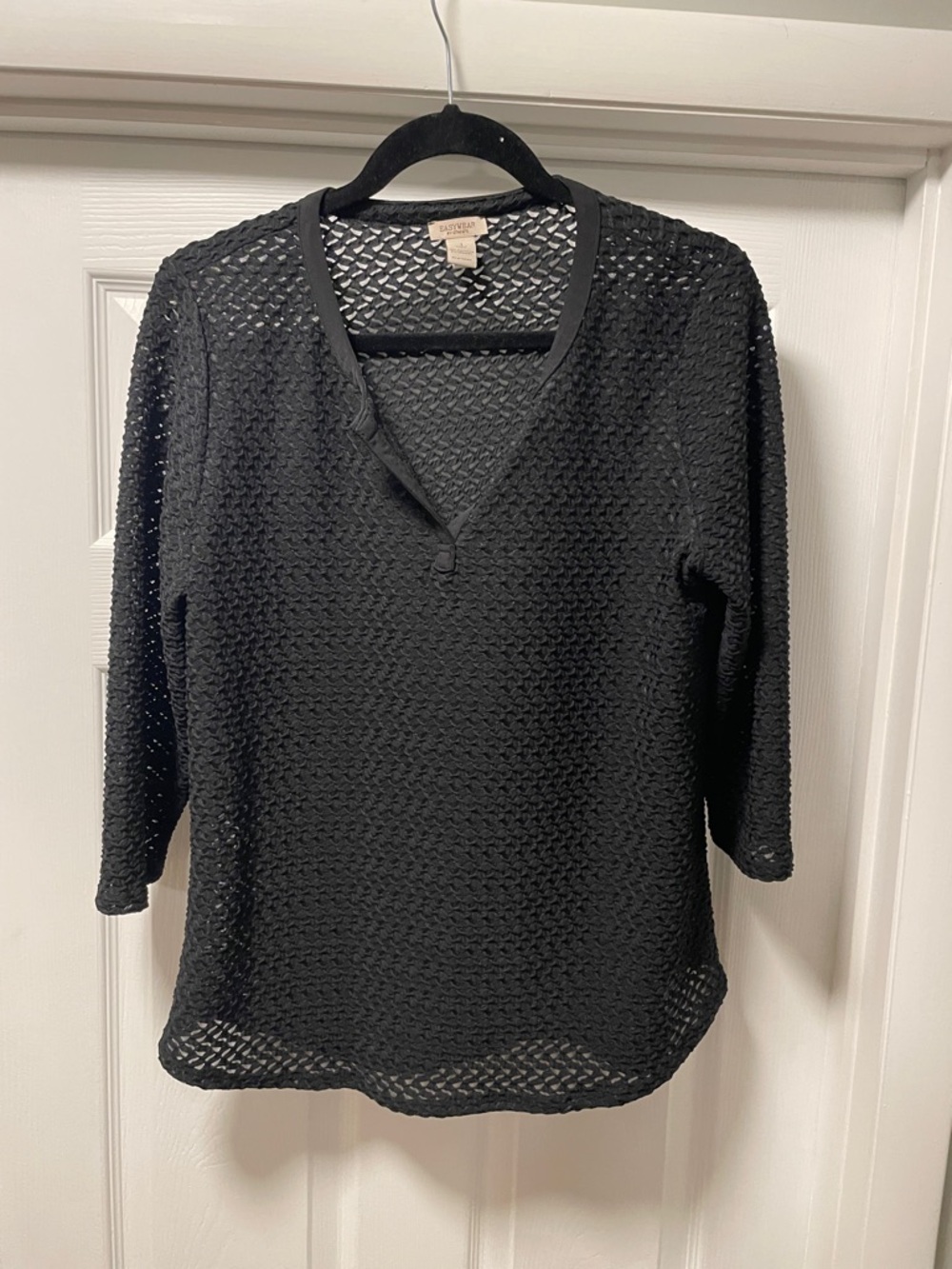 Chico's Black Easywear V-Neck Tunic
Size 1